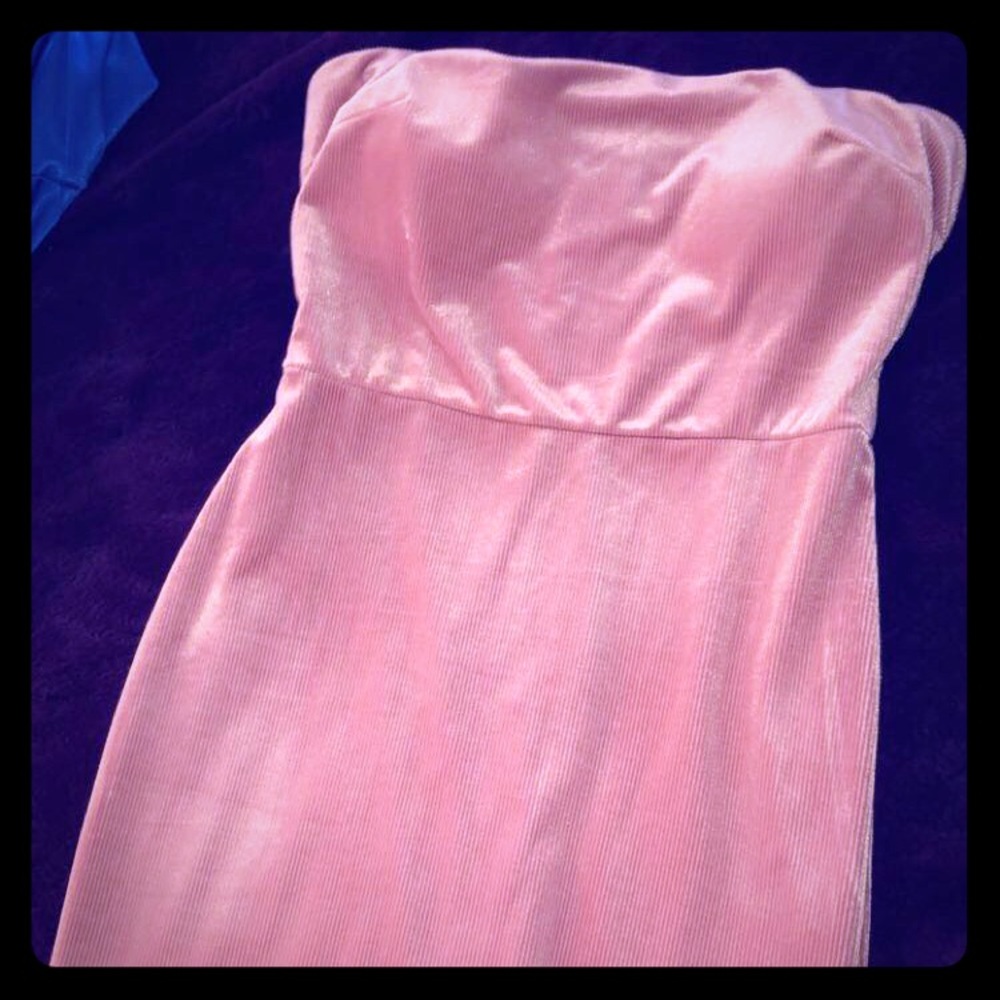 Rose velvet dress!
